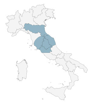Aree intervento, mappa italia